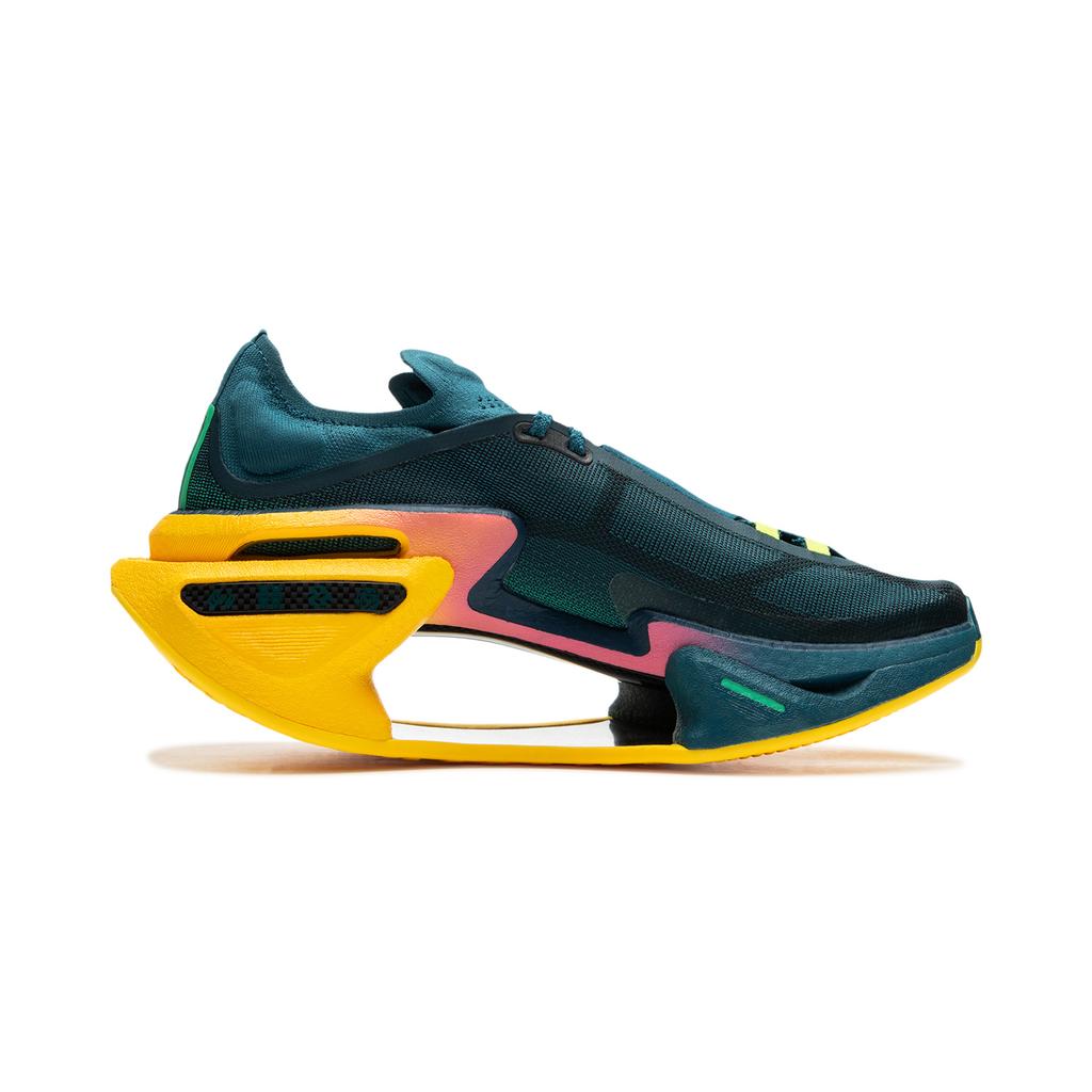 Li Ning Absolute Shadow 3.0 In My Name Glory Technológia Párnázás Légáteresztő Rugalmas Alacsony szárú Alkalmi Futócipő Unisex sneaker Zöld ARRU005-8