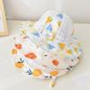Fruit Print Children Sun Hat Thin Sun Protection Hat Fashion Bucket Hat  Summer Season