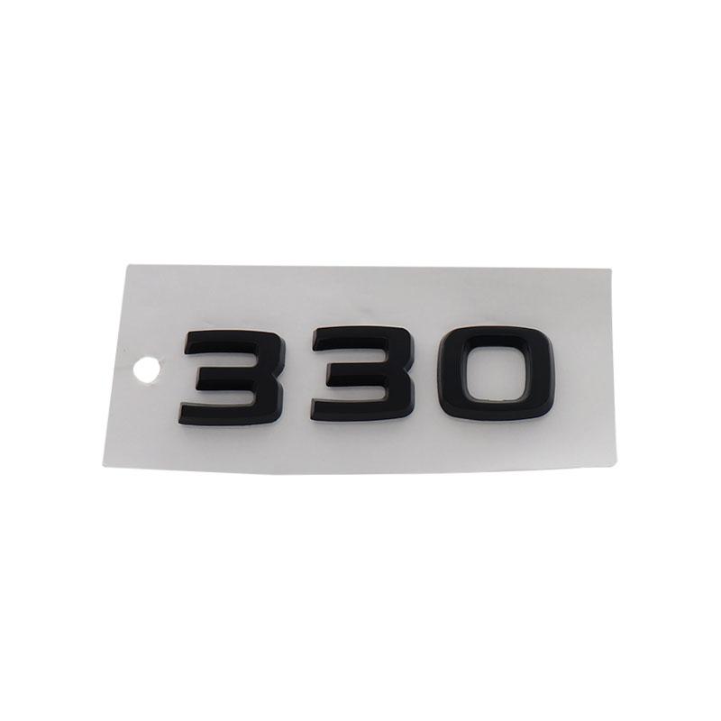 3D Premium 330 Letters for car Fender trunk Rear Bonnet Decal Emblem Badge Sticker