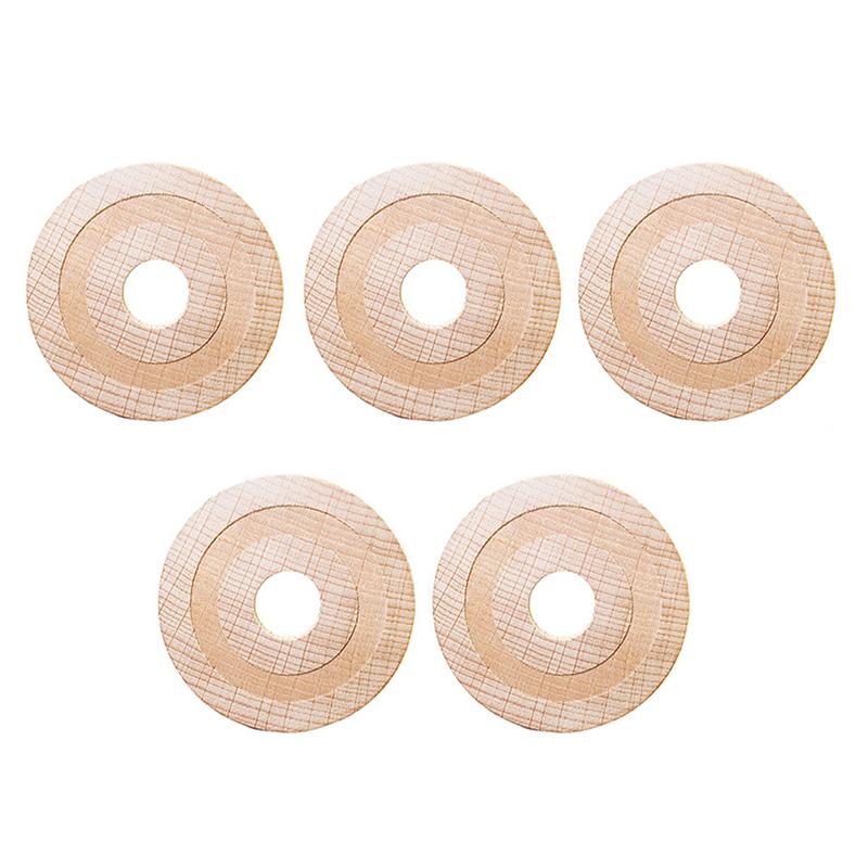 1/2/5Pcs Car Air Freshener Replacement Beech Wood Chips Tablet Car Fragrance Perfume Refill Natural Beech For Essential Oils