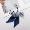 Silk Scarf Pendant Keychain: Versatile Bag Charm & Keyring