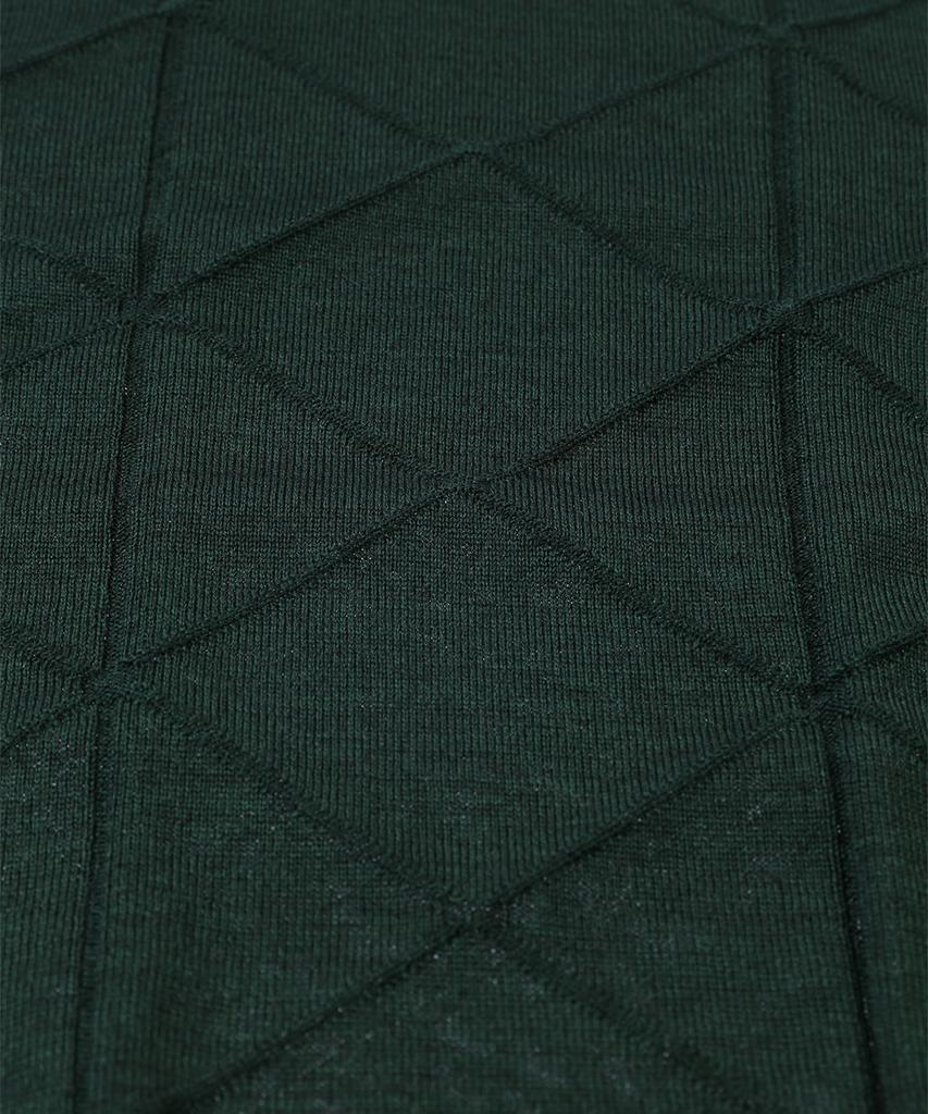 PANICALE Marino Wool Round Knit [Green]