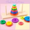 Wooden Stacking Multilayer Puzzle For Concentration Intelligence Development