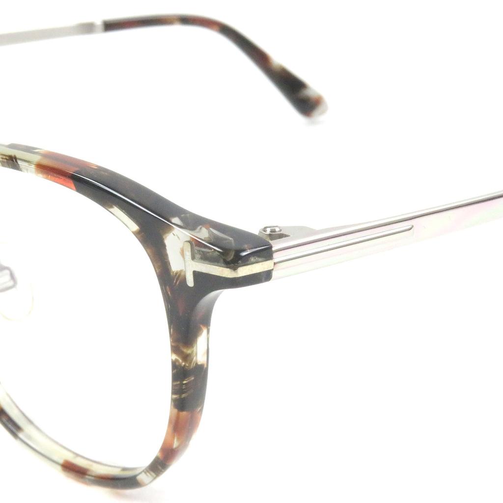 Excellent TOM FORD Glasses Marble Blue Light Cut Brown mens TF5593 Used