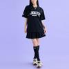 MLB New York Yankees SS23 College Style Letter Print Crew Neck Short Sleeve T-Shirt Unisex Tops Black 3ATSV0633-50BKS
