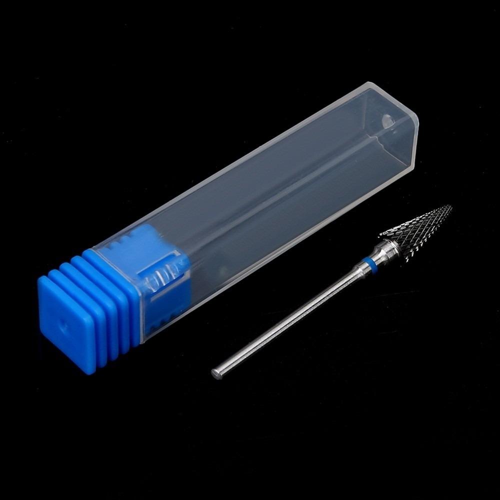 

Portable Electric Pedicure Drill Bits Safety Cone Bits Manicure Grinding Head Nail Salon синий