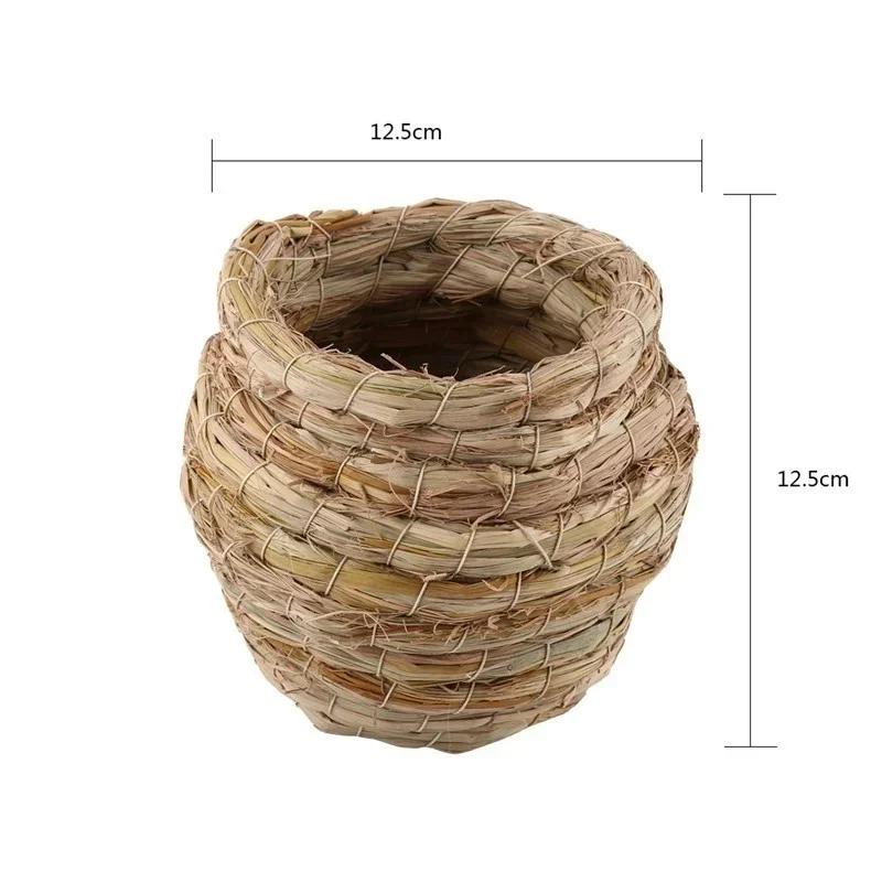 

Hanging Hummingbird Bird House Bird s Nest in Straw Garden Nest Woven House Hut Straw Bird Birdhouse House Handwoven