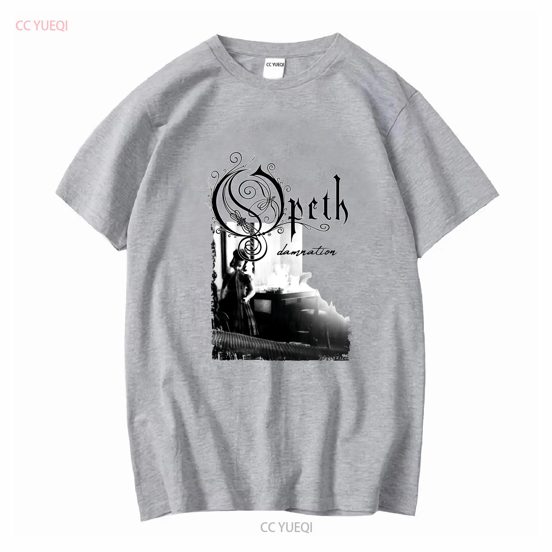 

Opeth Damnation Park Футболка бавовняна Чоловіча всі розміри S 5XL 18 кольорів плакат гурту обкладинка альбому з довгими або короткими рукавами вінтажна XL