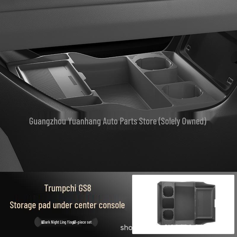 Fits 25 GAC Trumpchi GS8 Models: Center Console Lower Storage Organizer for Car Accessories