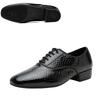 Scarpe da ballo in vera pelle quadrate da uomo ventilate scarpe da ballo suola morbida scarpe da ballo sociale sneakers in pelle per ballo latino pieghettate