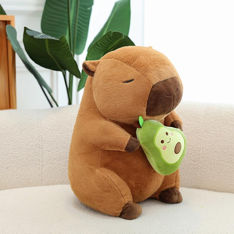 New Backpack Turtle Cartoon Pibala Plush Toy Capybara Doll Burger Rag Doll Pillow Gift