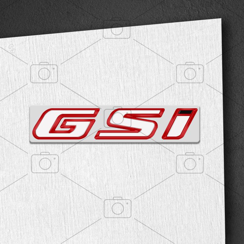 Car Metal Body GSI Logo Letter Decals Styling Badge Trunk Emblems Sticker For Opel Vauxhall Meriva Junior Zafira Mokka Adam VXR