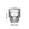 Halloween Gifts Skull Head Shot Glass Cup Creative Clear Crystal Wine Cup  Liquor Whisky Vodka Beer Steins for Party Bar