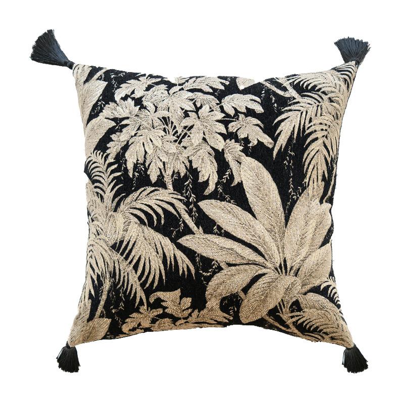 Nordic Style Jacquard Embroidered Pillowcover Hotel Home Sofa Cushion Cover Living Room Bedroom Bedside Pillow Covers Zipper Is Easy To Disassemble