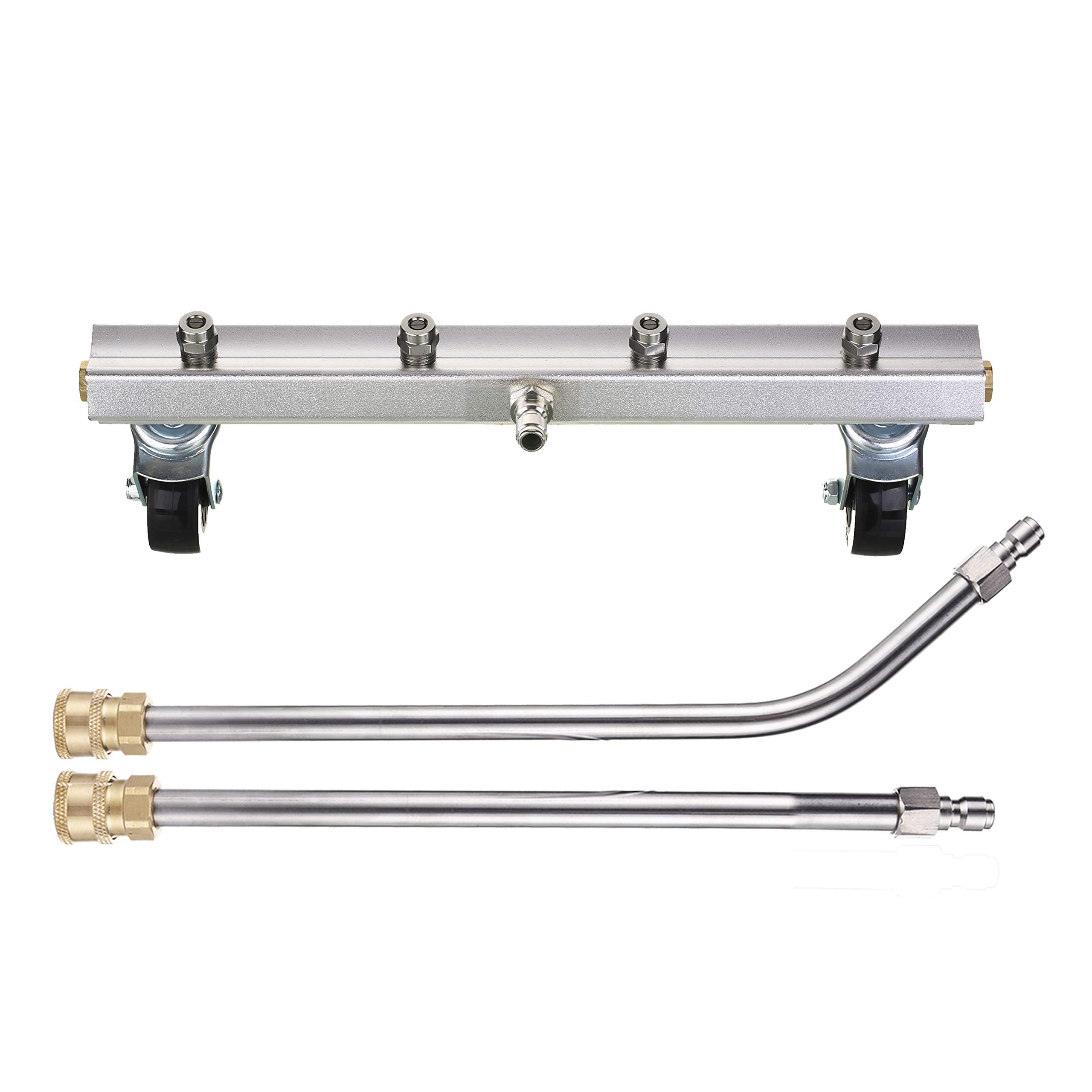 

M MINGLE Мойка высокого давления Очиститель днища с насадкой под углом 45 градусов и изогнутой штангой