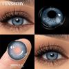 FUNSACHY 2Pcs Colored Contacts Lenses Beauty Fashion Health Soft Natural Contacts Lens Eye Color Makeup Yearly Cosmetics Pupils