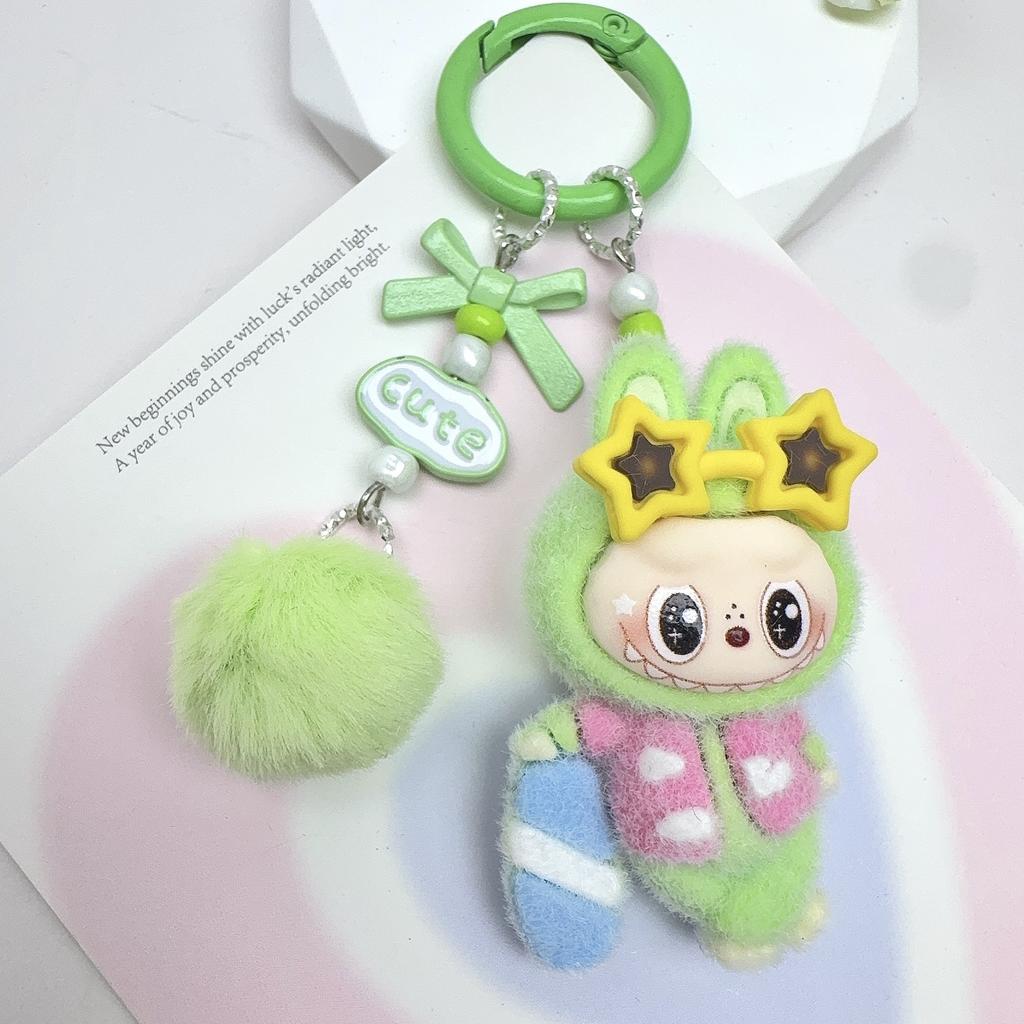 Breloc Iepure Surfing Placă Val Flocking Bijuterii DIY Păpușă Flocking Ornament Mic de Birou