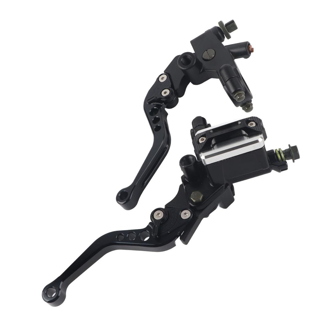 1 Pair 78"(22mm) Universal Motorcycle Brake Clutch Master Cylinder Reservoir Levers