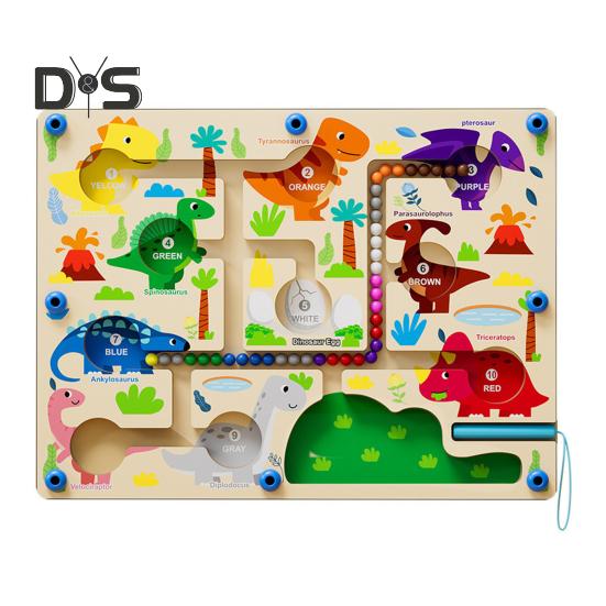 

Магнитный лабиринт с бусинами Настольная игра Динозавр Мороженое Сортировка по цвету Подсчет чисел Мелкая моторика Мини-мячи Сопоставление Дети Образовательная Дошкольная игра A