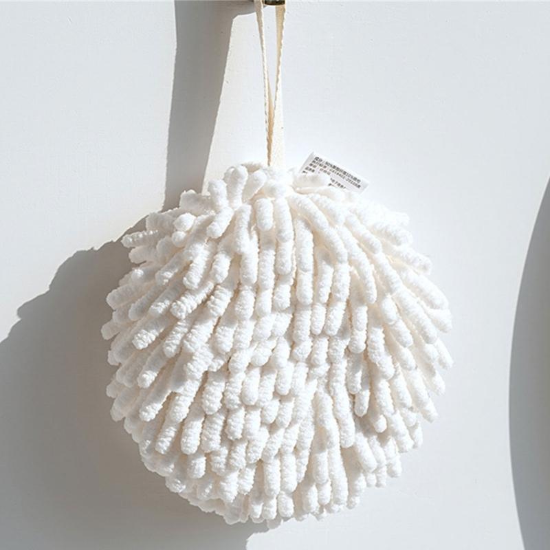 4Pcs Chenilles Hand Towel Wiping Cleaning Balls Quick Drying NonFading Color for Domestic and Office Cleaning