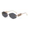 Vintage Diamond Shape Sunglasses With Uv400 Protection For Casual Wear And Outdoor Activities