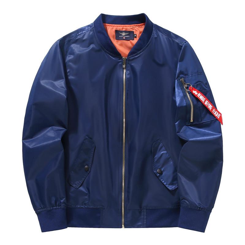 Herren Yama Herbst und Winter Übergröße Dicker Typ Sportlich Lässig Baumwolljacke Air Force One Ma1 Pilot