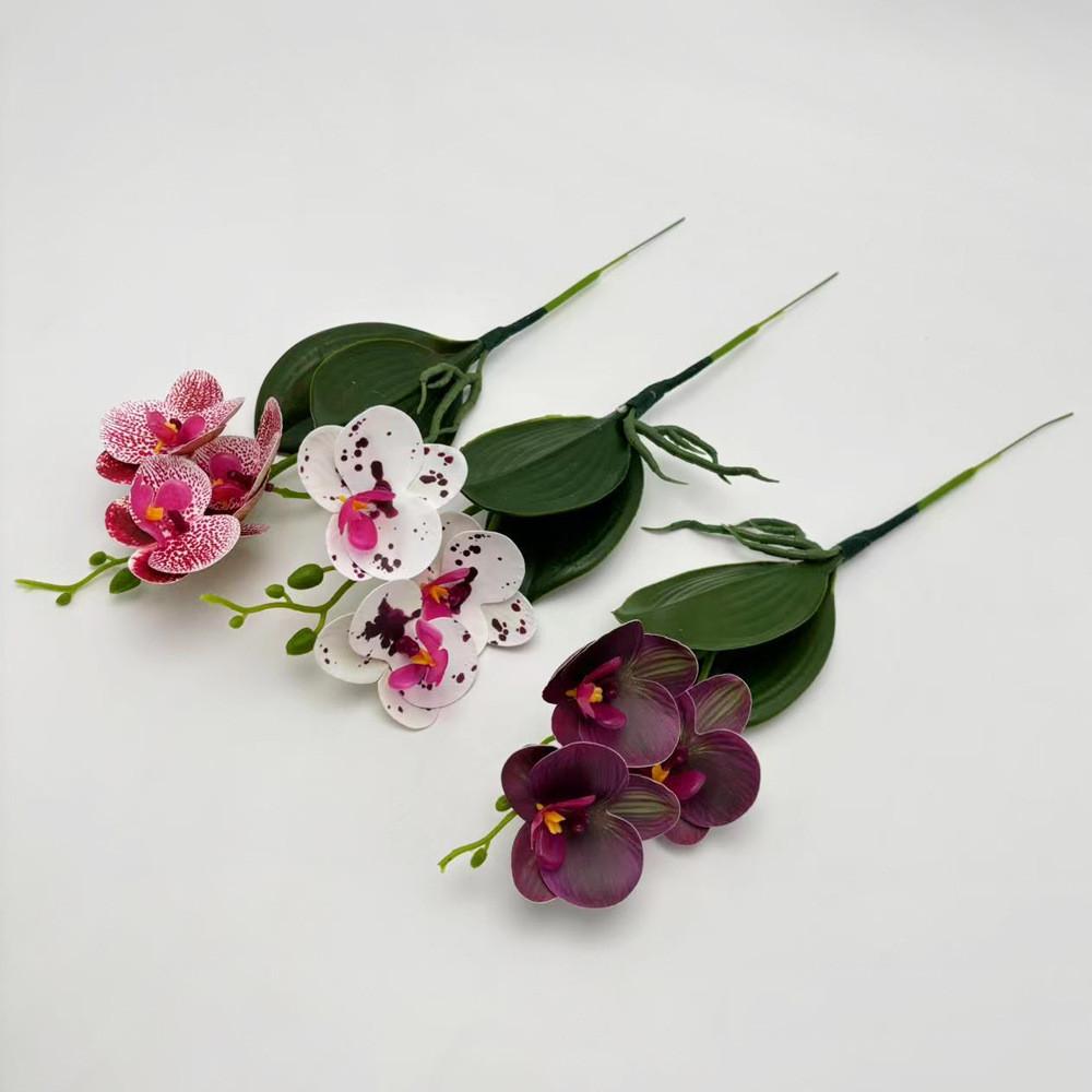 Realistic Phalaenopsis Artificial Flower Plant For Photography And Home Decor