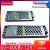 60-400W 12V Long Strip LED Power Supply with 33A Aluminum Shell