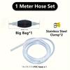 Portable Siphon Pump Flexible Hose Ideal for Gas Oil Water & Fuel Transfer