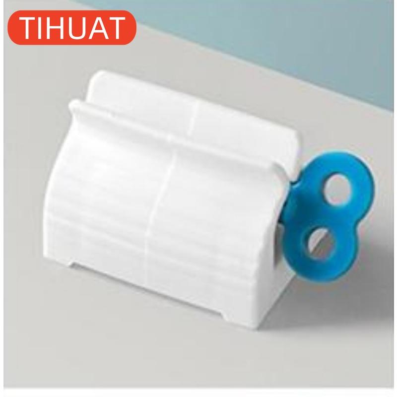 

Convenient Toothpaste Dispenser Roller Toothpaste Squeezer Holder Bathroom Accessories синий