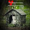 ZISIZ Outdoor Camouflage Stray Cat Shelter