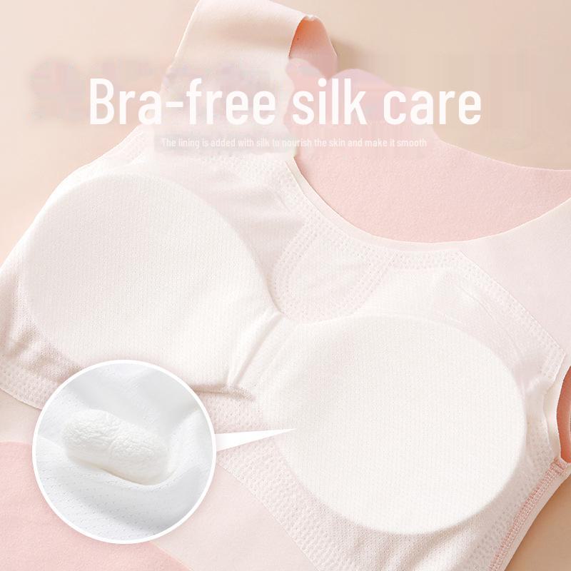 Girls' Warm Vest & Bra for Elementary To Junior High Students - Autumn/Winter