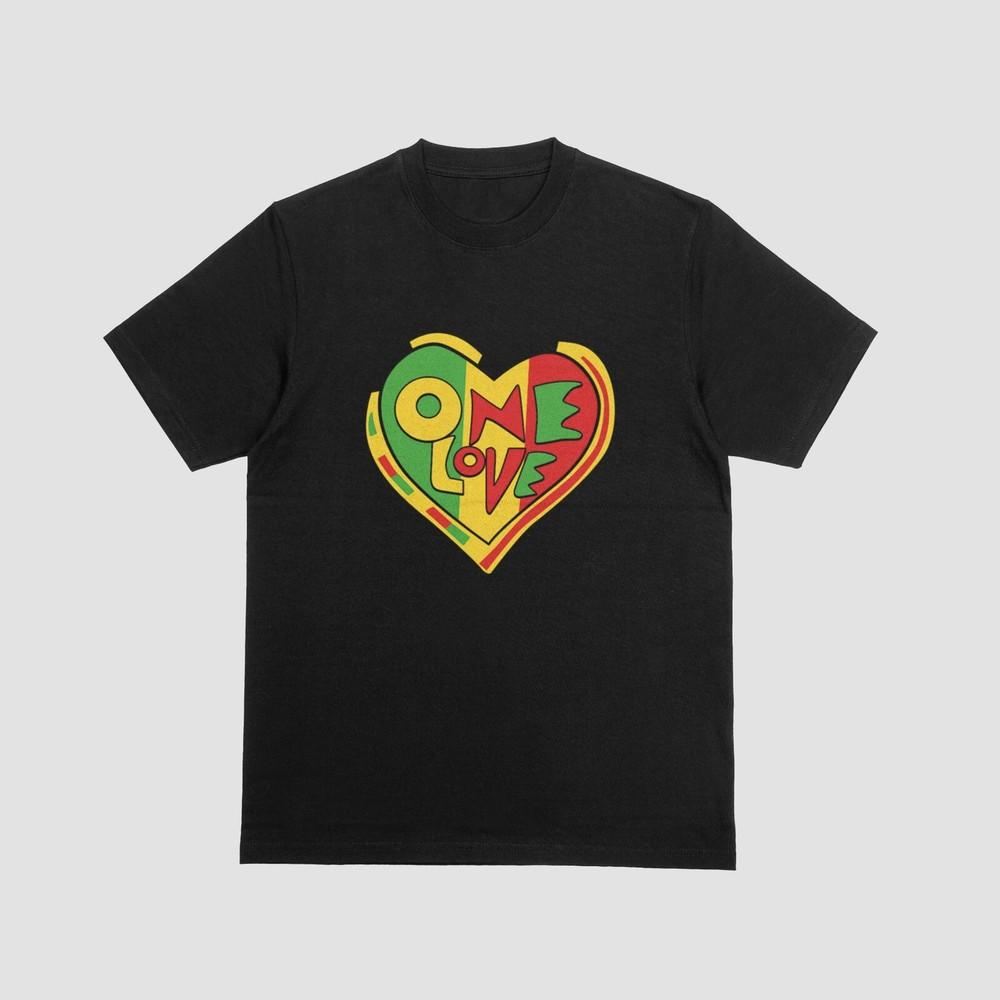 

One Love Tshirt Reggae Music Jamaica Bob Marley Tee 028 M