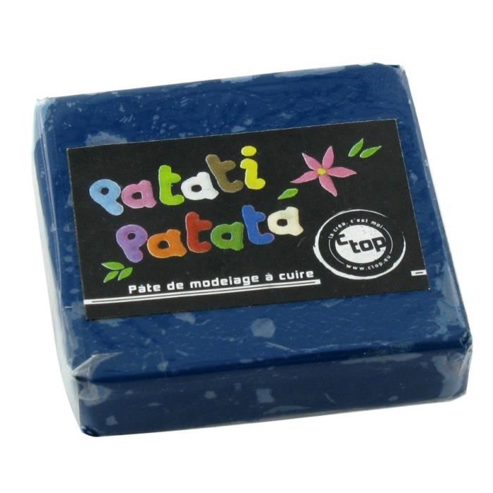 Pâte Polymère - CTOP - Patati Patata - Bleu Foncé - Souple et Facile à Modeler