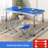 Portable Foldable Aluminum Camping Table and Chairs for Outdoor, Night Market, and Picnic Use