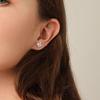 Retro High-end Natural Stone Earrings 100% Match Temperament Yellow Crystal Color Niche Design Women's Fashion Gift Daily Earrings