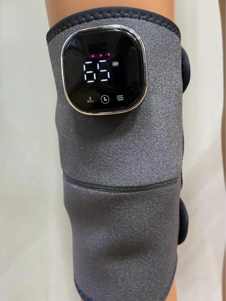Magnetic Knee & Shoulder Massager with Heat, Rotation, and Vibration - Electric Therapy for Joint Pain Relief