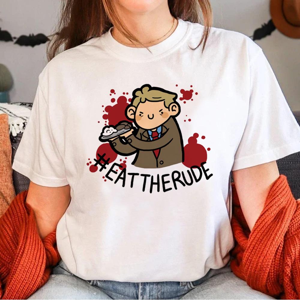 Hannibal tshirt women summer Y2K comic t-shirts girl funny clothes