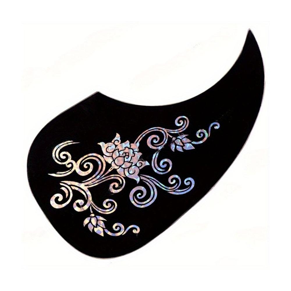 1PC Guitar Pickguard, Acoustic & Classical Guitar Pick Guards Guitar Accessories for 40 41 Inches Guitar with Laser Print