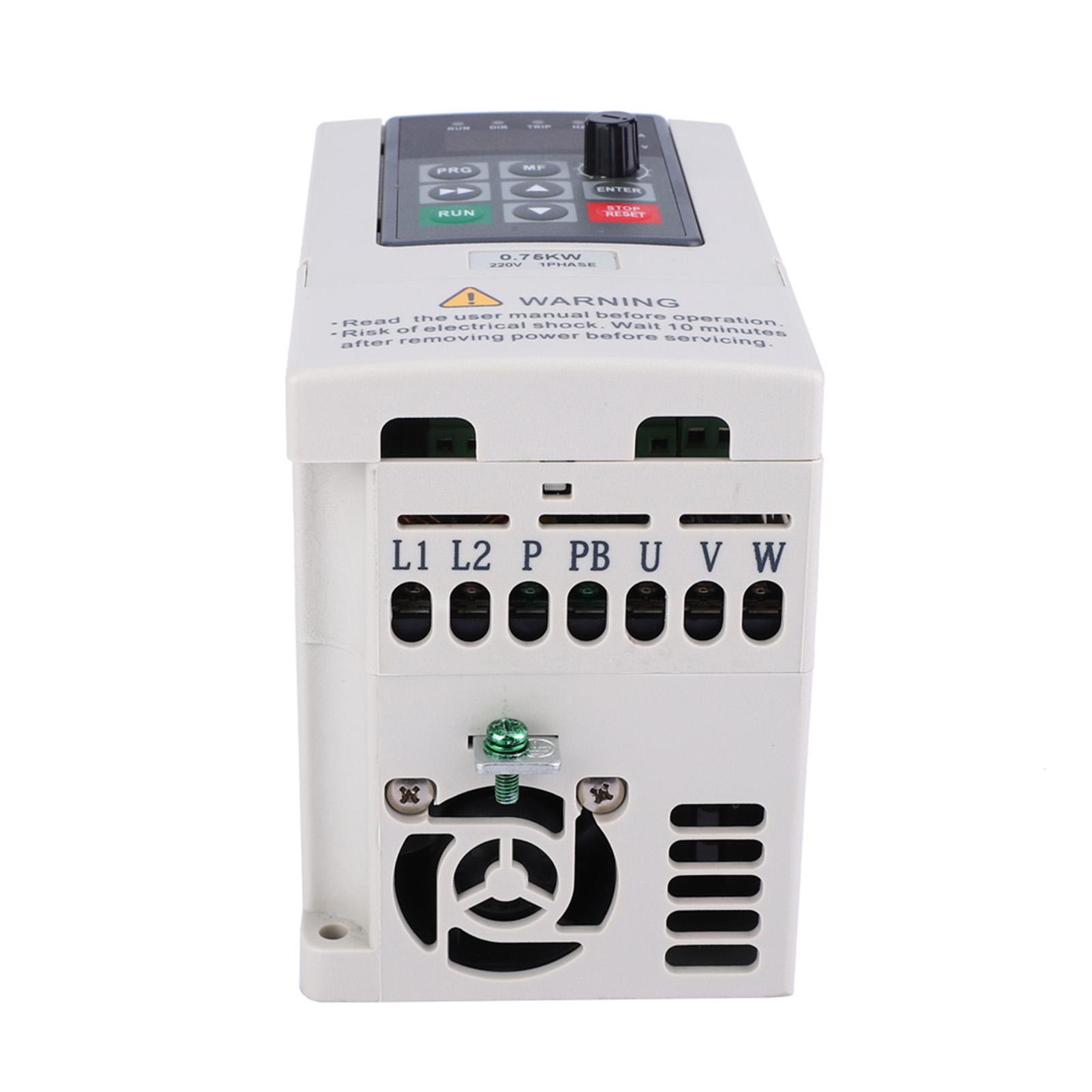 

220V 0.75KW VFD Variable Frequency Drive Inverter 1 Phase Input 3 Phase Output