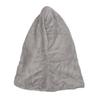 Cycling Windproof Hood Hat Thermal Coral Fleece Winter Hooded Cover Cap for Autumn Winter with Removable Face Panel Grey