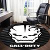 1pc Call of Duty Office Round Area Rug, Indoor Mat Suitable For Office, Under Office Chairs Bedroom Living Room Home Decor, Room Deco
