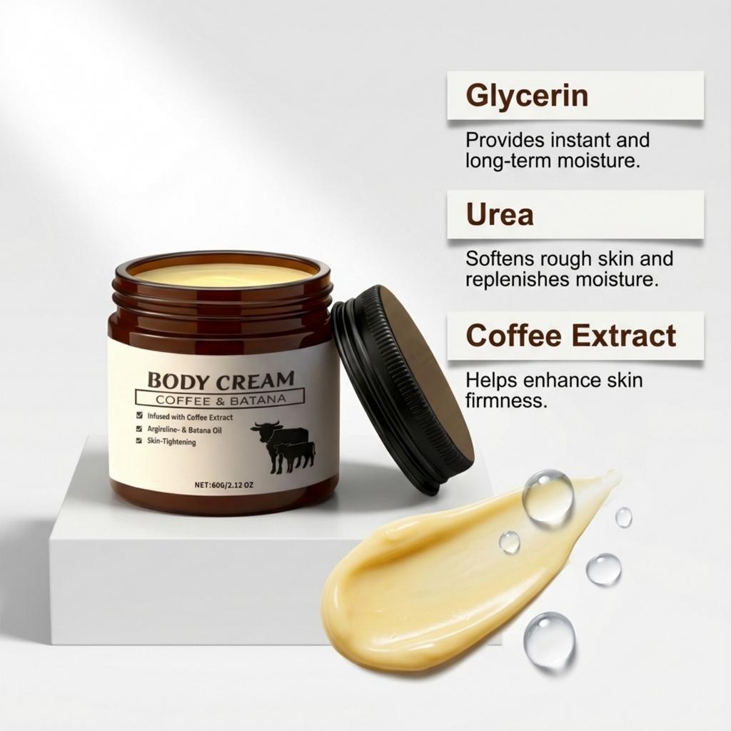 Nawilżający i ujędrniający krem do ciała