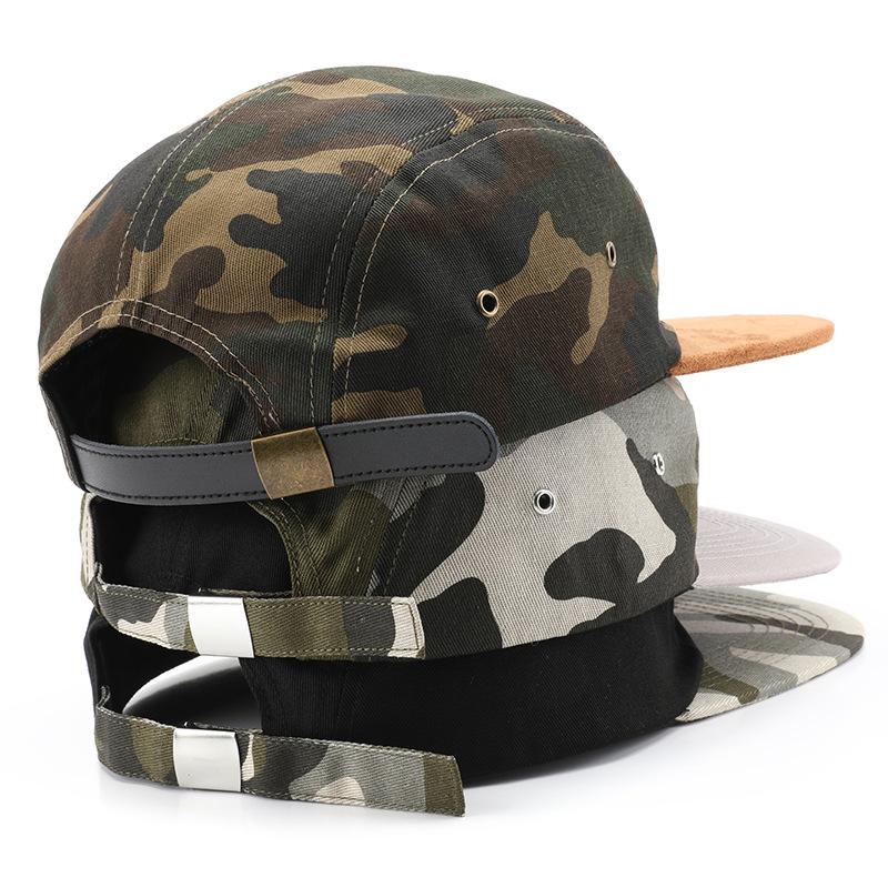 European and American Fashion Camouflage Hip-hop Hat Literary and Retro Couple Flat-brimmed Cap Street Trend Tooling Hat