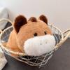 Soft Pillow Transform Plush Toys Stuffed Animal Double Sided Plush Flip Cow Horse Toy  Kids Gift