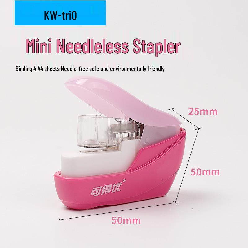 Kedeyou 5399 Kompakt Zımbasız Zımba - Öğrenciler İçin Enerji Tasarruflu Ciltleme Aracı