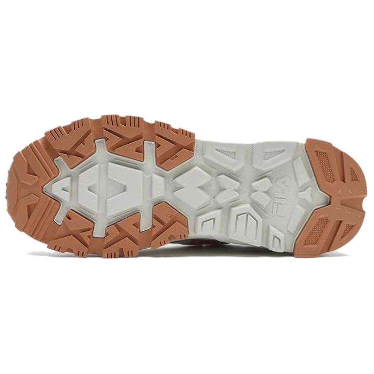 Fila Trek Mesh Fabric Synthetic Leather Rubber Comfortable Versatile Retro Sports Wear Resistant Breathable Low Top Dad Shoes F12W422115FBG