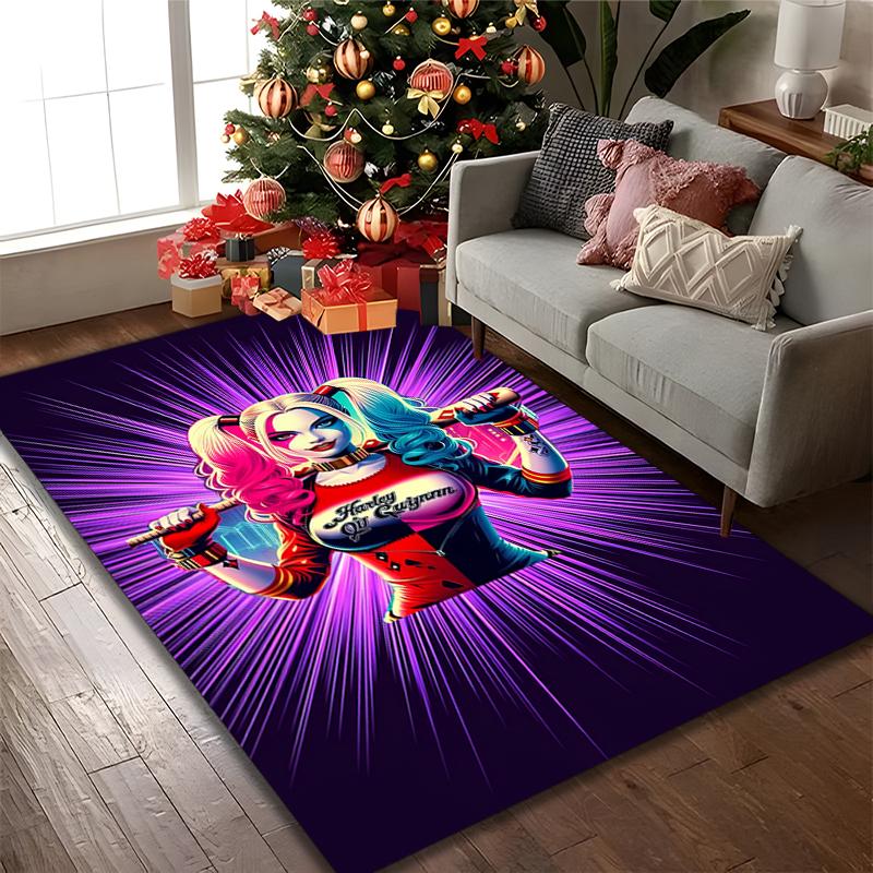 1pc JOKER Printed Chair Rug for Home Office Use, Living Room Kitchen Game Room Area Carpet