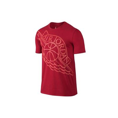 Αθλητικό Casual T-Shirt Ανδρικό Κοντομάνικο με Λογότυπο Air Wing Κόκκινο 748552-687