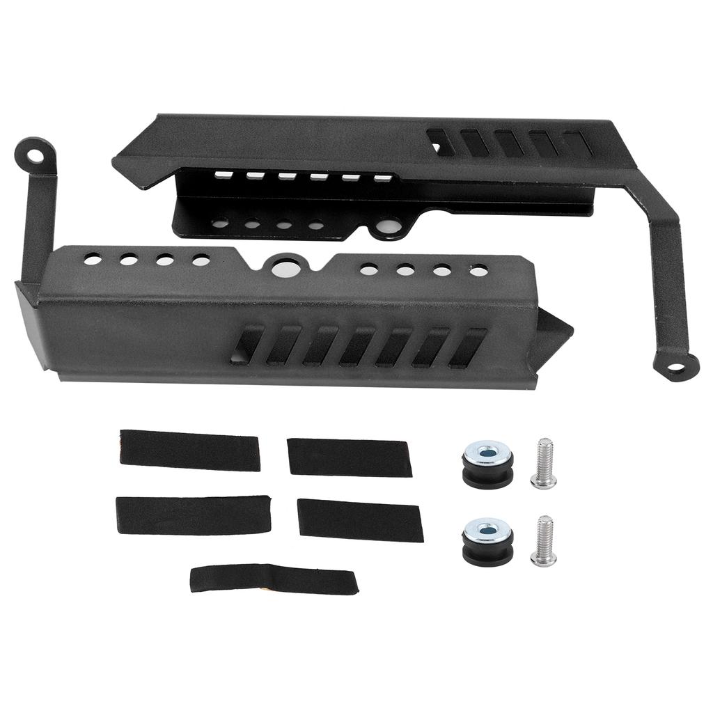 CNC Billet Kühler Seitenschutz Abdeckung Schutz passend für Yamaha MT09 FZ09 2013 2017 Schwarz
